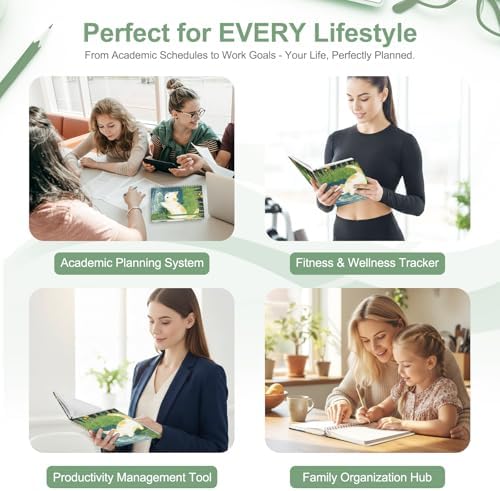 Planner 2026-2027, Weekly and Monthly Academic Planner, July 2026 - June 2027, Hardcover Calendar Agenda Book for School Year Planning, School Supplies for Teacher and Student, Letter Size(8.5'' x 11'')