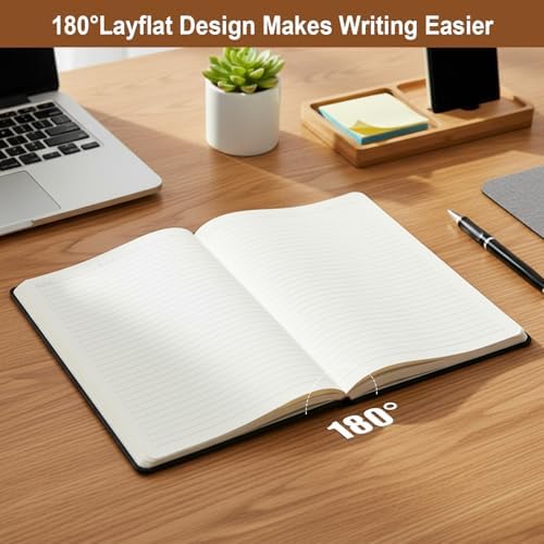 ViVin 8 Pack A5 Hardcover Lined Notebook,192 pg College Ruled 5.5x8.3