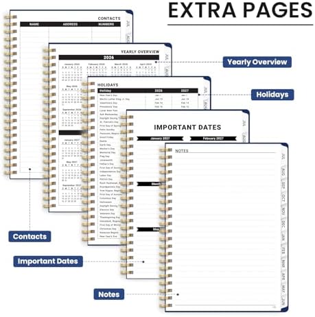ZOTIA Planner 2026-2027 Weekly & Monthly Calendar Planner Jul 2026-Jun 2027