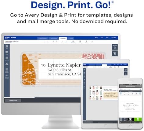 Avery® Shipping Labels with TrueBlock® Technology, 4" x 6", White, Permanent, 6 Packs for 120 Labels Total (45292)
