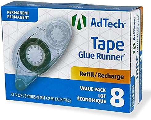 AdTech 05674 Permanent Crafter's Tape Refills, case pack of 12