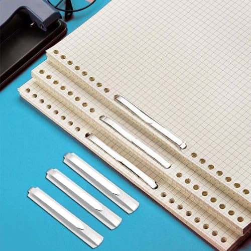 QYH Self-Adhesive Prong Paper Fasteners 1 inch Capacity, 130 Fasteners/Box (Pack of 3)