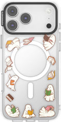 PopSockets iPhone 17 Pro Max Phone Case with MagSafe- Spooky Book Club | Magnetic, Wireless Charging, Camera & Drop Protection, Bookish, Witchy, Halloween, Horror