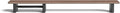 Raico Desk Cockpit Shelf Monitor Stand System Dual Screen Setup Wood Large Desk Accessory Organizer Unit (Walnut, Full Length v2 | 45.7 Inches)