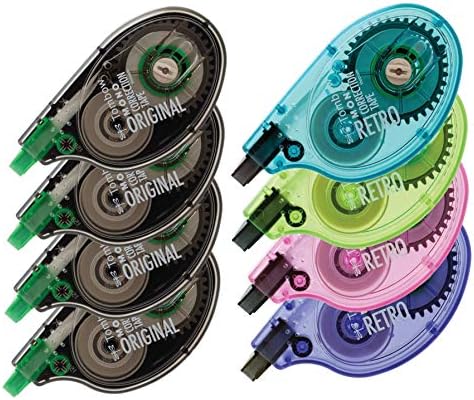 Tombow MONO Correction Tape, 8-Pack. Easy To Use Applicators for Instant Corrections