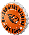 foco NCAA Team Logo Metal Bottle Cap Hanging Wall Sign