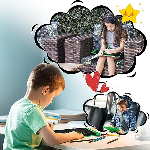 24 Pack LCD Writing Tablet Drawing Board 8.5 inch Colorful Drawing Tablet for Kids, LCD Erasable Doodle Pad Educational Toy Gift for Boys Girls (Blue,Black,Green,Pink)