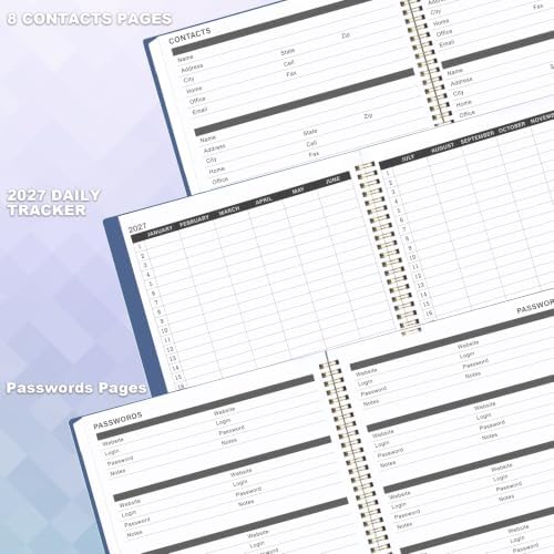 2027 Monthly Planner, Jan 2027 - Dec 2027 Planner