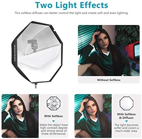 NEEWER 37.5inches/95centimeters Octagon Softbox with Carrying Bag