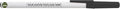 DISCOUNT PROMOS Custom Value Stick Pens Set of 100, Personalized Bulk Pack - Blue Ink, Great for Office, School, Business, Tradeshows, Events - Black Cap