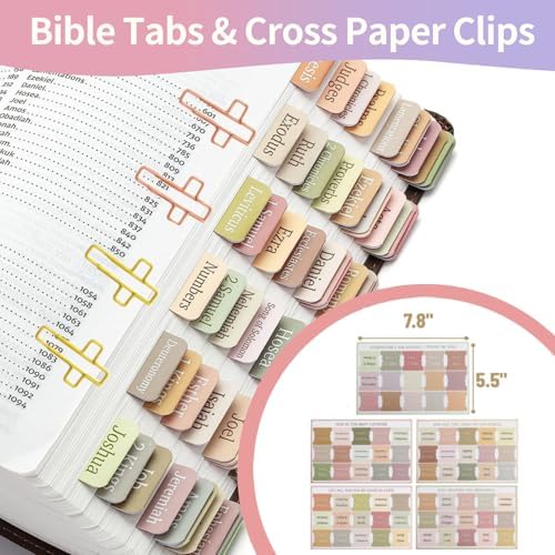 KOPKOFT Bible Study Supplies, Bible Journaling Kit for Women with Journal, Pen Case, Tabs, Highlighters and Pens, Bible Accessories Set for Women Students Beginner, Christian Gifts (Purple)