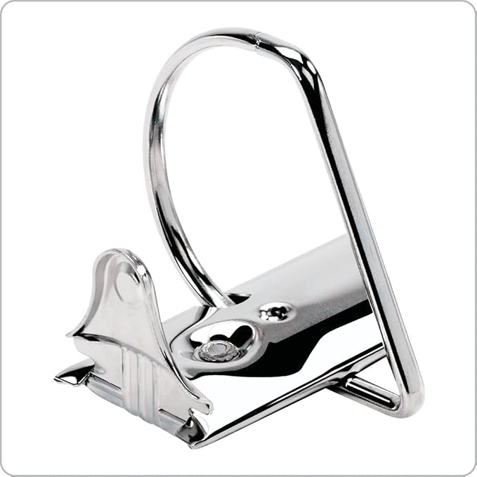 Cardinal Performer 3-Ring Binder, 3", Non-Locking Slant-D Rings, 725-Sheet Capacity, ClearVue Presentation Binder, Nonstick, PVC-Free, White (17600CB)