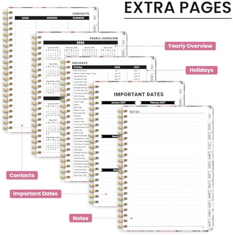 ZOTIA Planner 2026-2027 Jul 2026-Jun 2027 Academic Monthly & Weekly Planner
