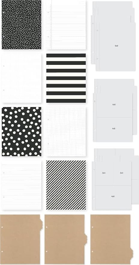 Simple Stories SNAP Binder SN@P 6X8, us:one size, Black
