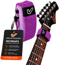 Gruv Gear Fret Wrap & Guitar Mute, Fretwrap for Acoustic, Electric & Bass | String Dampener Recording, Tapping & Practice Accessory (1 Pack, Medium Purple, Fits 5 String Bass, 7 String Guitar)