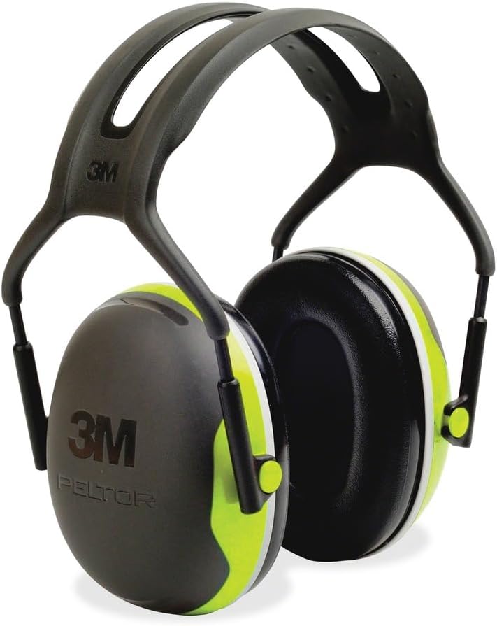 3M PELTOR Hearing Protection Earmuffs, X4 Series Noise Protection, Construction, Manufacturing, Assembly, Sanding