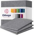 Acoustic Panels - 12 Pack, 12"X12"X0.4" Soundproof Panels - Pebble Gray Square