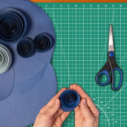 Headley Tools Thickened 18 x 24 Inch Self Healing Sewing Cutting Mat, A2 Rotary Cutting Sewing Mat for Crafts, Double Sided 5-Ply Table Cutting Board for Fabric Quilting Leather Hobby, (Green)