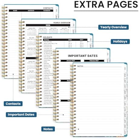 ZOTIA Planner 2026-2027 Weekly & Monthly Calendar Planner Jul 2026-Jun 2027