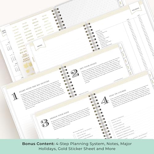 Blue Sky 2026-2027 Weekly & Monthly Academic Planner, 5.9"x8.6" Floral Mint