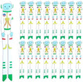 31 Pcs Spaceman Writing Tools Finger Spacers