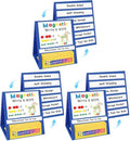 EAMAY Magnetic Desktop Tabletop Stands Pocket Chart Foldable Small Dry Erase Board Classroom Tool for Kids Education (12W*15L, Magnetic) (Pack of 3)