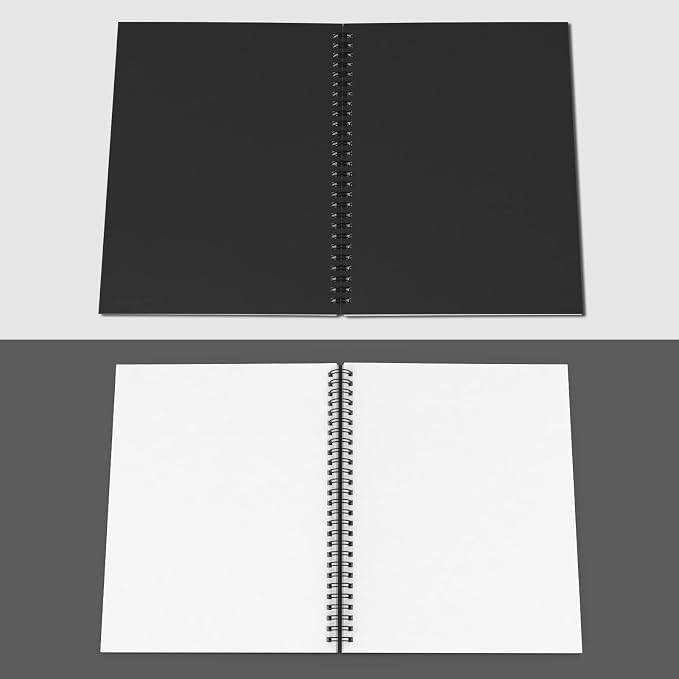 TOTiyea 50 Pack 3/4" Wire Binding spines,2:1 Pitch,180-Sheet,Letter Size | metal spiral binding coils,Black,0.8mm in thickness, Each spine has a 2:1 pitch and 21 double loops; 360-degree rotation