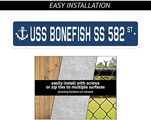 USS Charlotte SSN 766 Street Sign us Navy Ship Veteran Sailor Gift