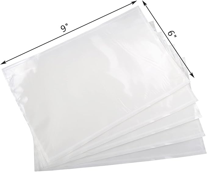 Packing List Envelopes, Clear 6” x 9” Self Adhesive Shipping Labels Envelope Pouches 4000 pack