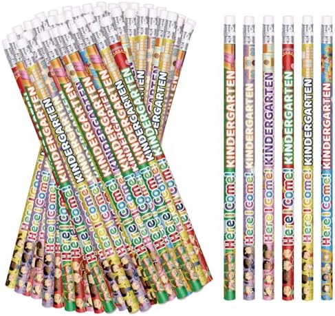 Kindergarten Pencils Colorful Birthday Pencils Fun Inspirational Pencil Back to School Pencil (120)