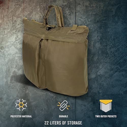 Rothco Flyers Helmet Shoulder Bag - Perfect for Helmet, Attachments & Gear Storage