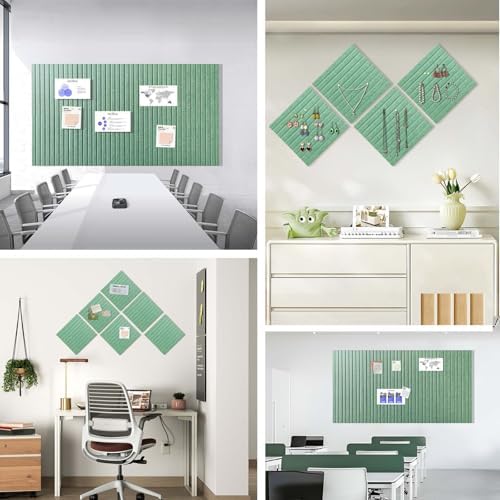 Large Felt Bulletin Board 48" x 24", Jade Green