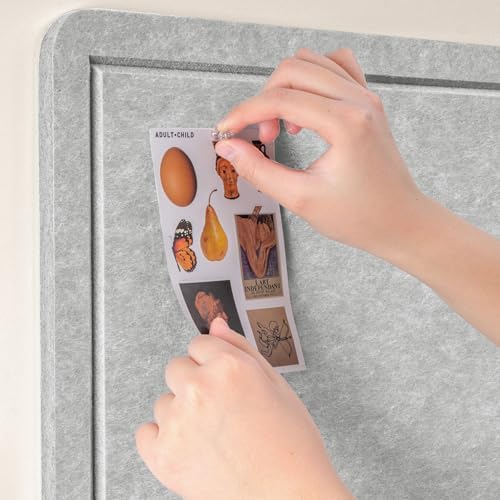 Felt Bulletin Board 24x18 inches, Decorative Pin Board for Home & Office