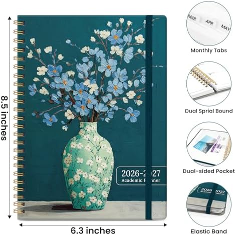 ZOTIA Planner 2026-2027 Weekly & Monthly Calendar Planner Jul 2026-Jun 2027