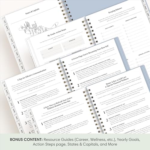 Blue Sky 2026-2027 Weekly & Monthly Academic Planner, 5"x8", Stratford