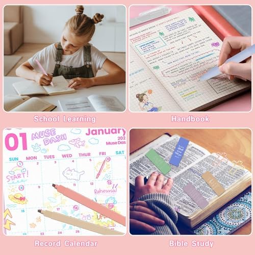 HRFGWDD 76-Piece Bible Study Supplies, Bible Journaling Kit for Women
