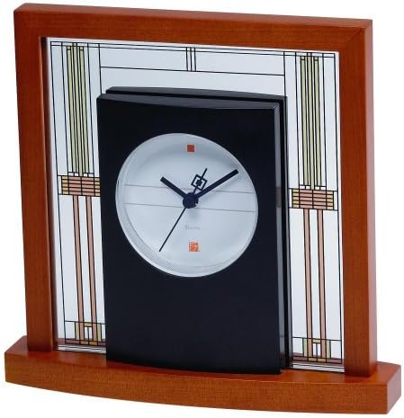 Bulova B7756 Willits Frank Lloyd Wright Table Clock