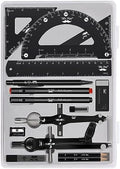Mr. Pen- Professional Geometry Set, 15 pcs, Drafting Tools with Protractor