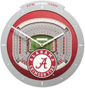 YouTheFan NCAA Alabama Crimson Tide StadiumView 3D Wall Clock