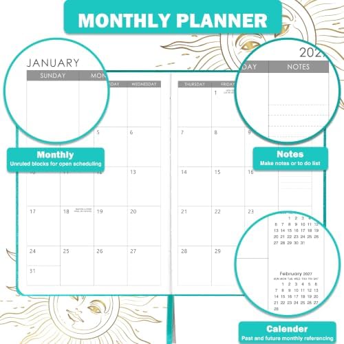 2027 Planner - 2027 Weekly Monthly Planner, 5.75" x 8.25"