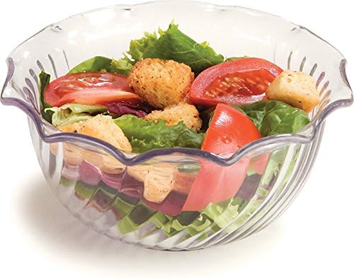 Carlisle FoodService Products 453507 Plastic Dessert Bowls, 8 oz, Clear (Pack of 48)