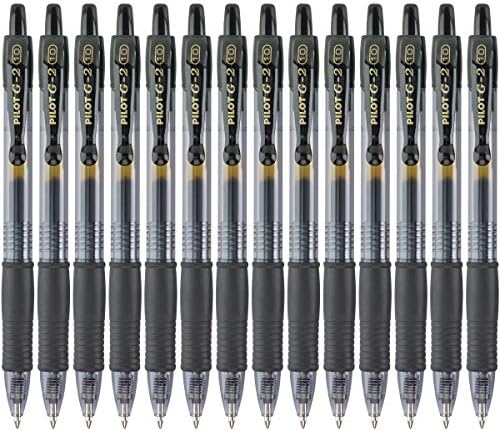 PILOT G2 Premium Gel Pens, Bold Point 1.0mm, Black Ink, 14-Pack