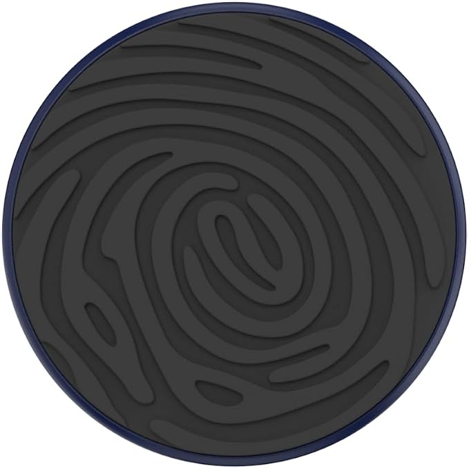 PopSockets Adhesive Phone Grip, Holder- Imprint Black | Secure Comfortable Hold, Anti-Drop, Kickstand, Black, Electronic Accessories, For iPad/Kindle/iPhone/Android