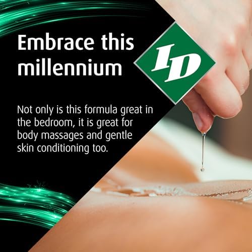 ID Millennium Silicone Personal Lubricant 1 Fl Oz Hypoallergenic Lube with Premium Quality, Ultra Smooth Feeling, Travel Tube, Made in USA by ID Lubricants