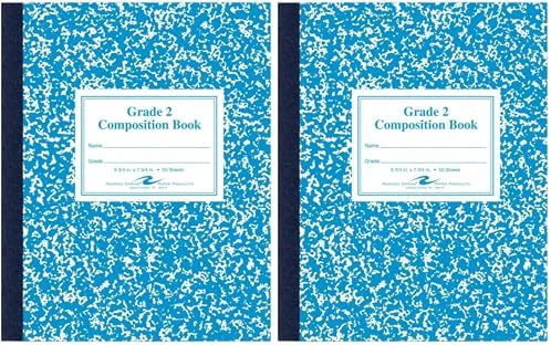 ROARING SPRING Grade 2 Ruled Flex Cover Marble Comp Book 9 3/4'' x 7 3/4'', Sold per Book (77921) (Pack of 2)