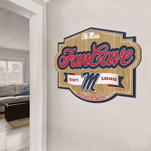 YouTheFan NCAA Officially-licensed FanCave 3D wall art - ready-to-hang, 3D multi-layered construction - floating wall mount design - Perfect fan gift