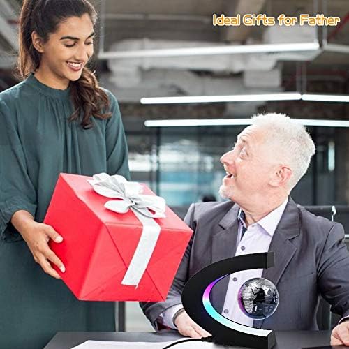 Magnetic Levitating Globe with LED Light | Cool Tech Gift for Men Father