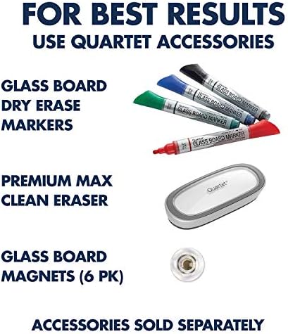 Quartet Dry Erase Board, Magnetic Whiteboard 8' x 4', Glass Board for Wall, Infinity, Brilliance White (G29648W)