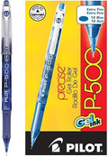 PILOT Precise P-700 Rolling Ball Stick Pens, 0.7mm, Blue, 12-Pack