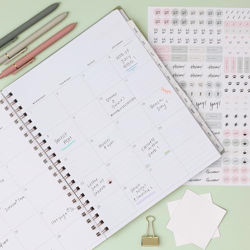 Blue Sky 2026-2027 Weekly & Monthly Academic Planner, 5"x8", Stratford